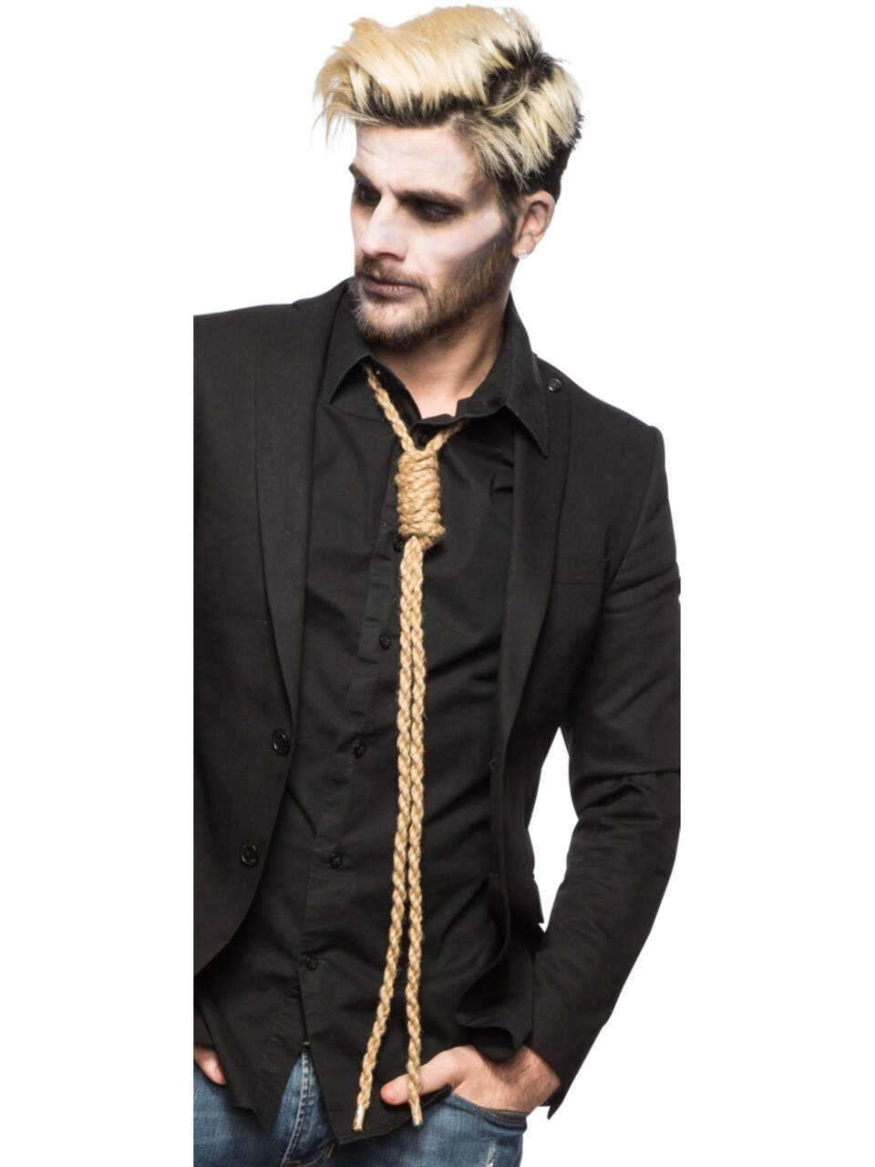 Adults Dead Man Hangin' Detachable Noose Neck Tie Costume Accessory